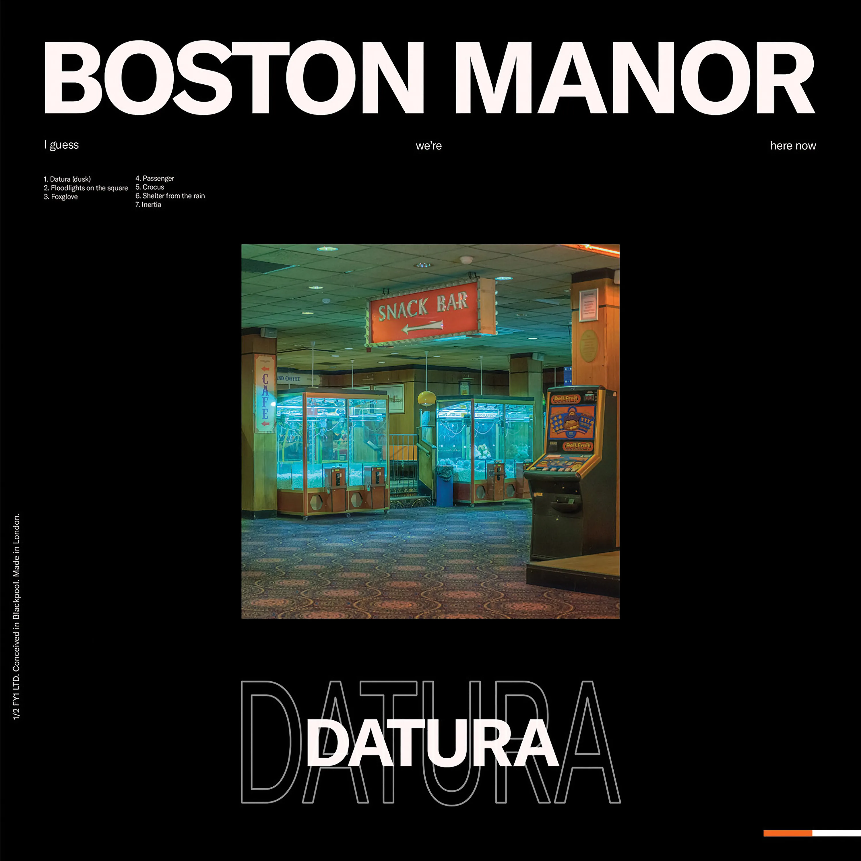 Official album cover art for the release Datura by Boston Manor