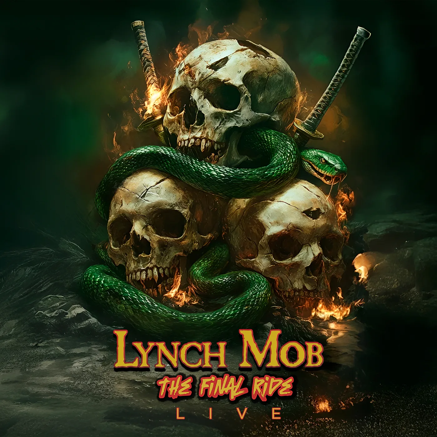 Official album cover artwork for The Final Ride (Live) by Lynch Mob
