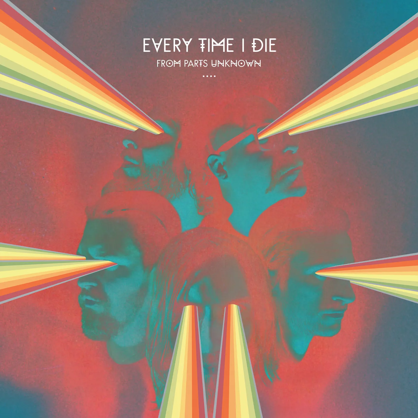 Official album cover art for the release From Parts Unknown by Every Time I Die