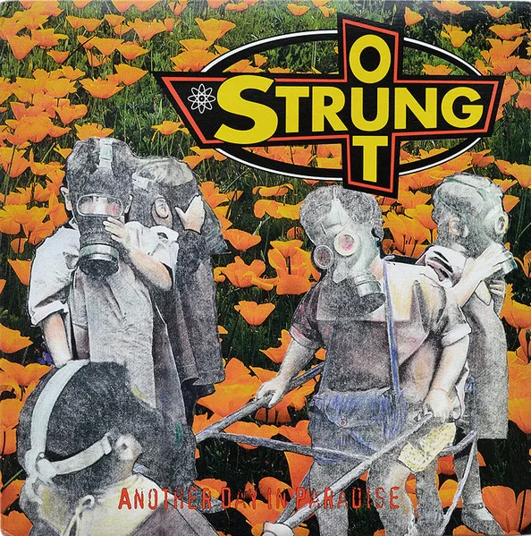 Official album cover art for the release Another Day in Paradise by Strung Out