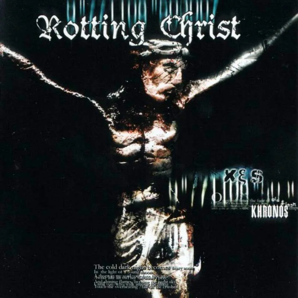 Official album cover art for the release Khronos by Rotting Christ