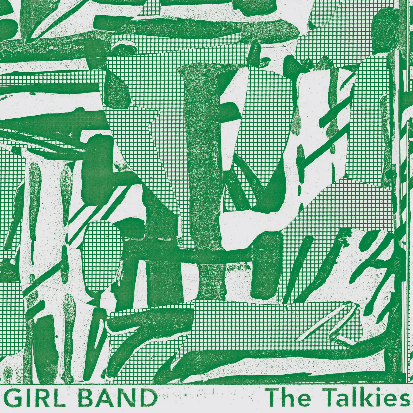 Official album cover art for the release The Talkies by Gilla Band