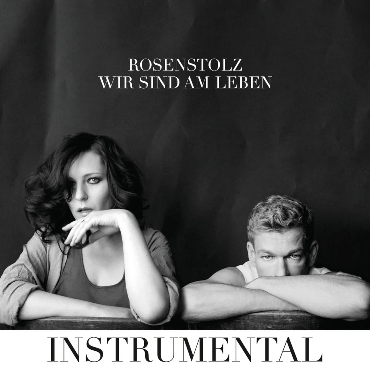 Official album cover art for the release Wir sind am Leben by Rosenstolz