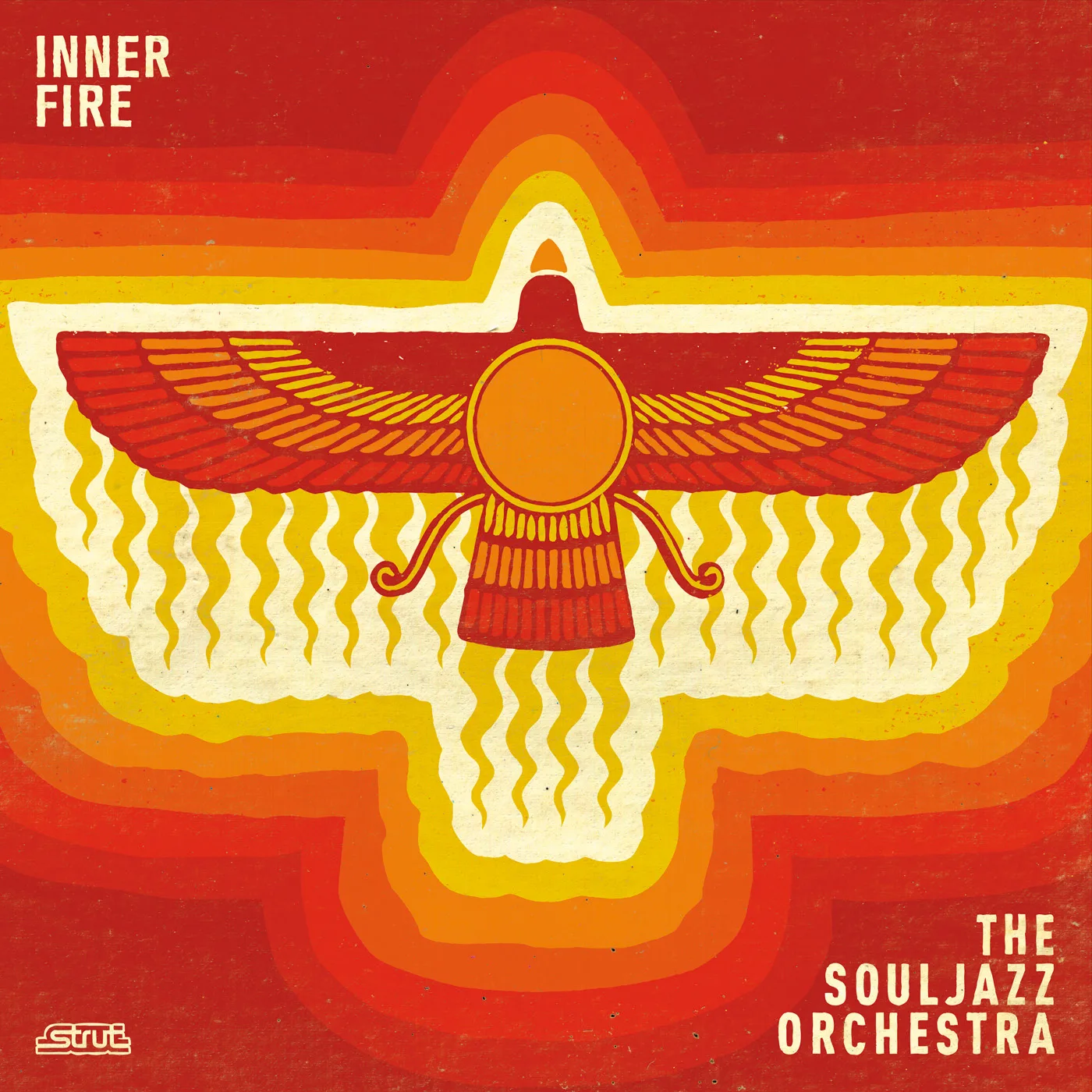 Official album cover art for the release Inner Fire by The Souljazz Orchestra