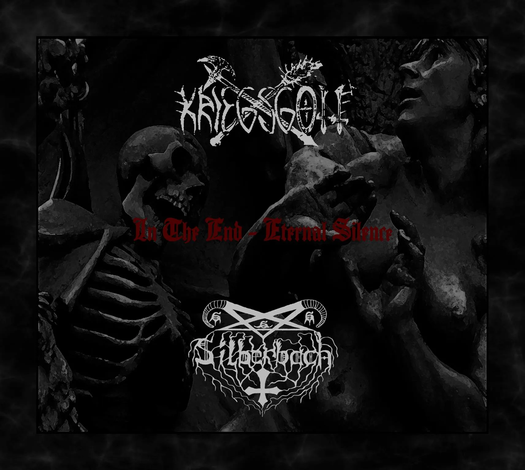 Official album cover art for the release In the End / Eternal Silence by Silberbach