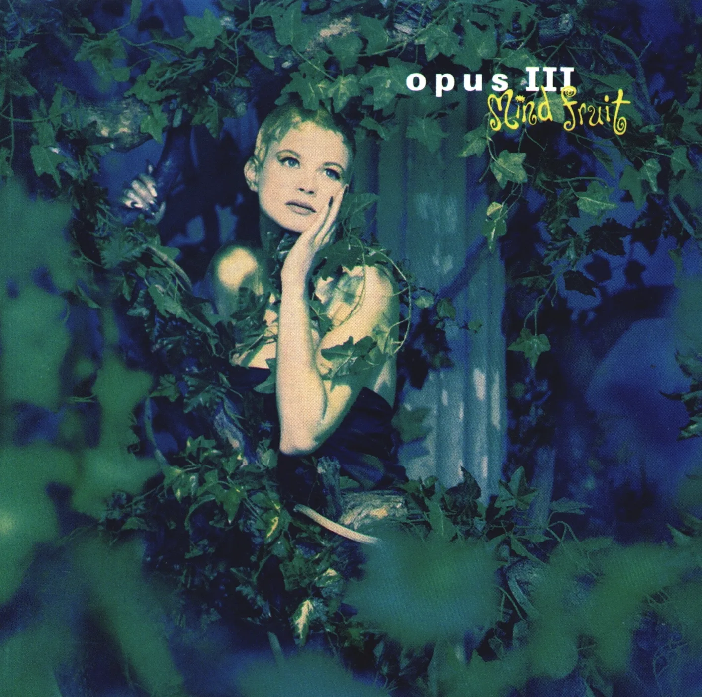 Official album cover art for the release Mind Fruit by Opus III