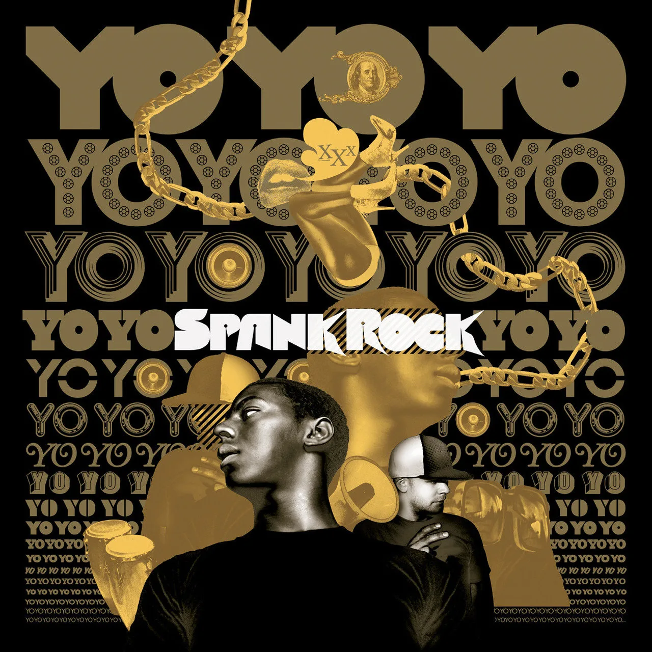 Official album cover art for the release YoYoYoYoYo by Spank Rock
