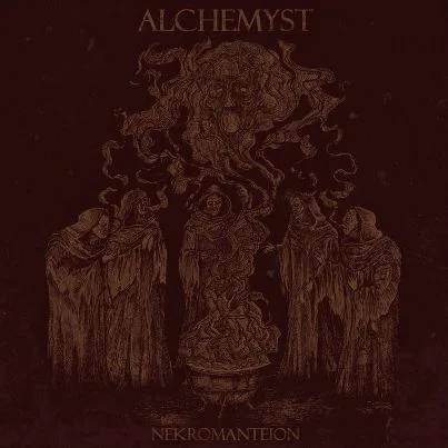 Official album cover art for the release Nekromanteion by Alchemyst