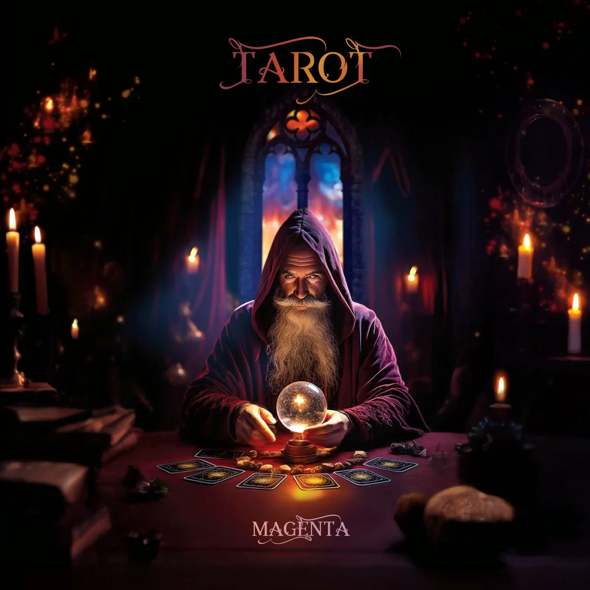 Official album cover art for the release Tarot by Magenta