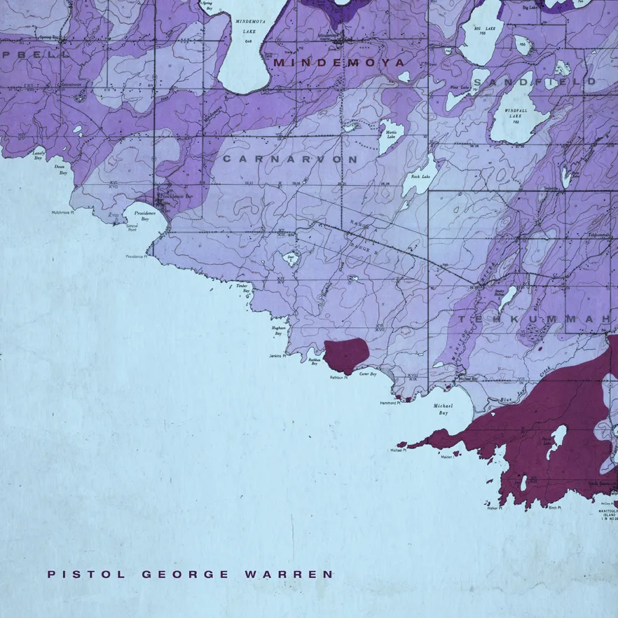 Official album cover art for the release Mindemoya by Pistol George Warren