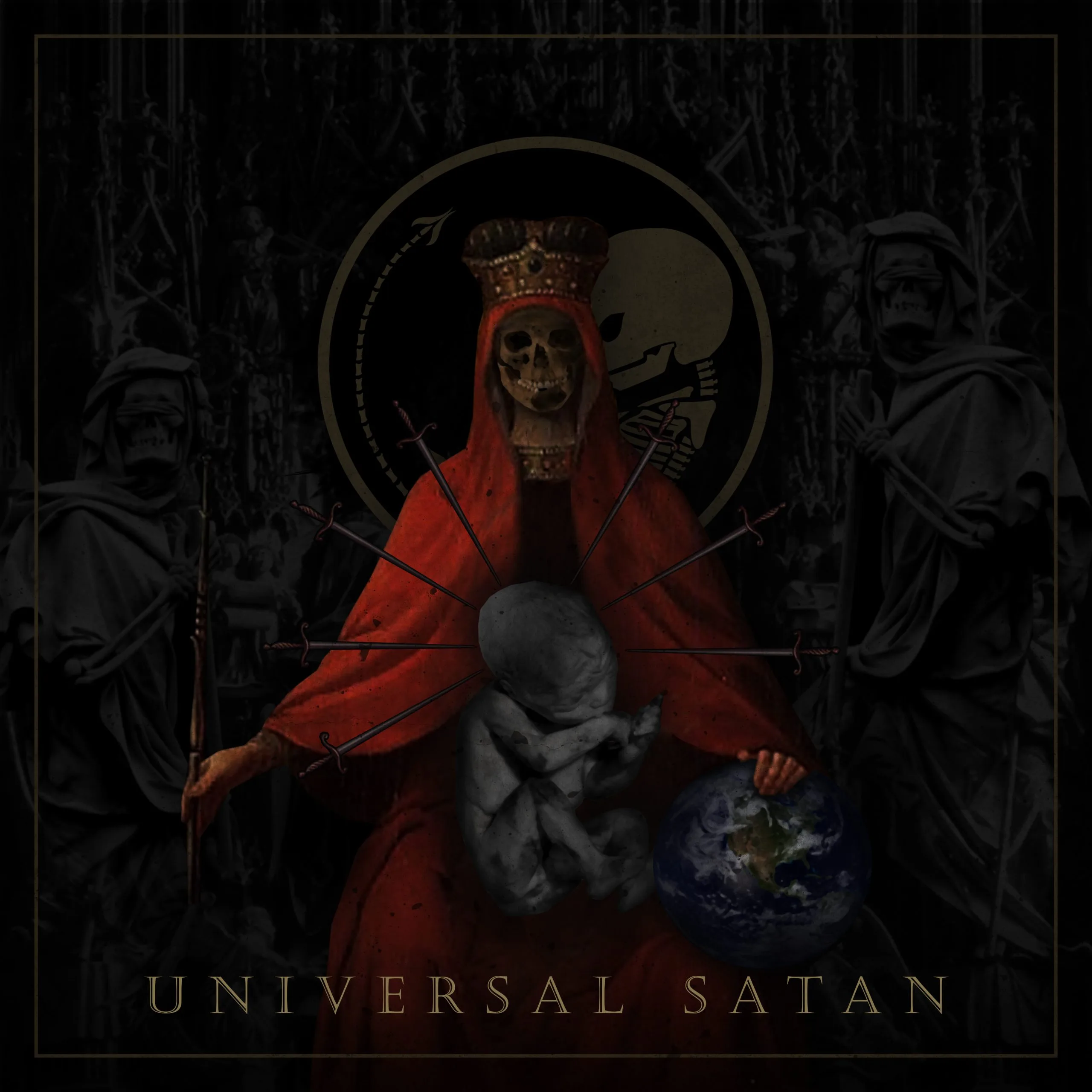 Official album cover art for the release Universal Satan by Turmion Kätilöt