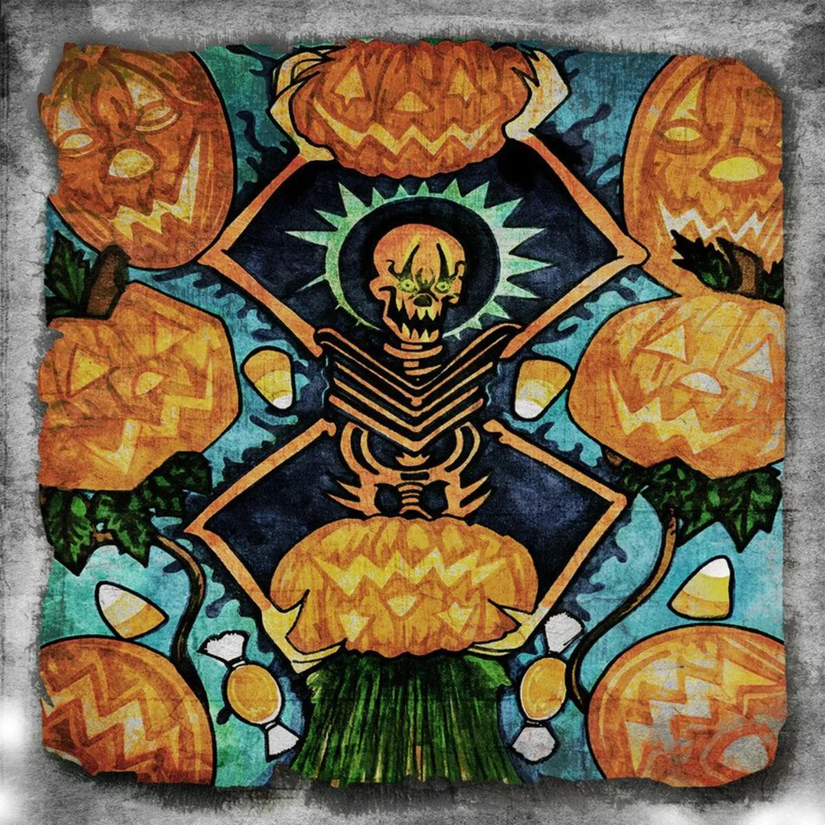 Official album cover art for the release Songs of Samhain by Twiztid