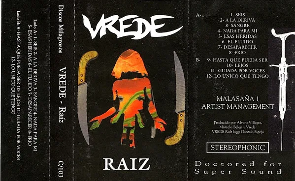 Official album cover art for the release Raíz by Vrede