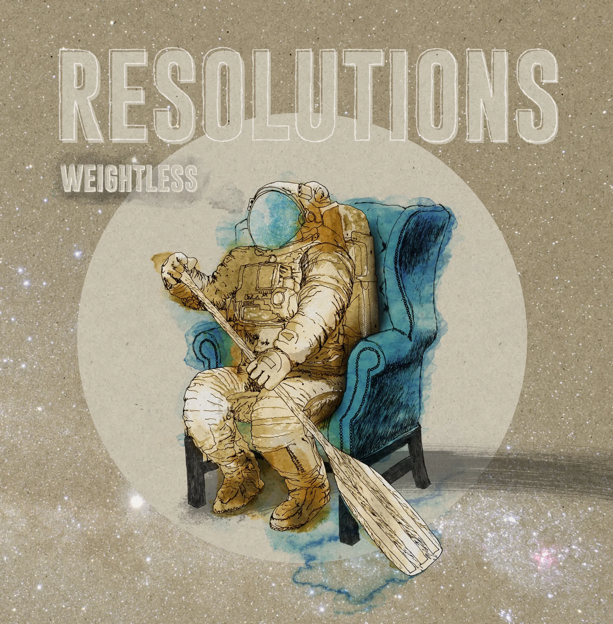 Official album cover art for the release Weightless by Resolutions