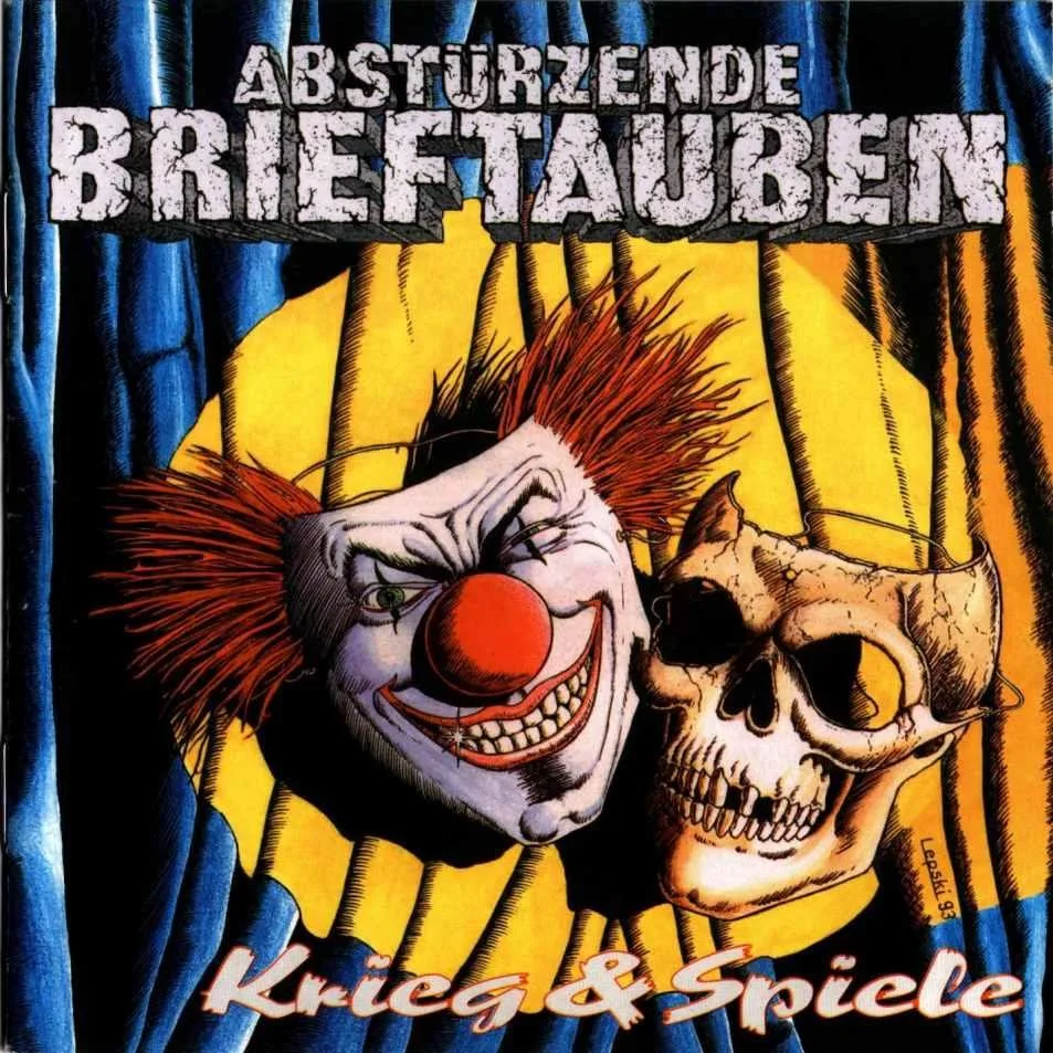 Official album cover art for the release Krieg & Spiele by Abstürzende Brieftauben
