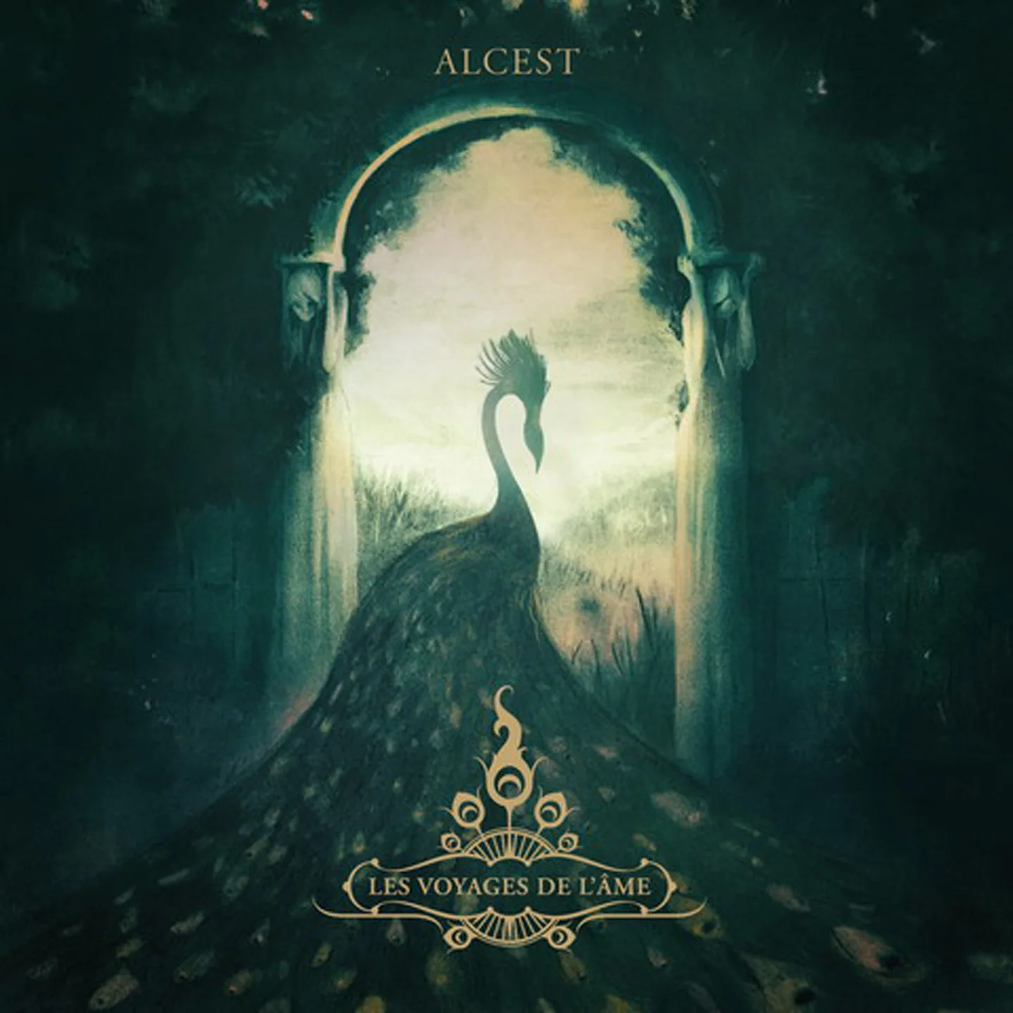 Official album cover art for the release Les Voyages de l’âme by Alcest