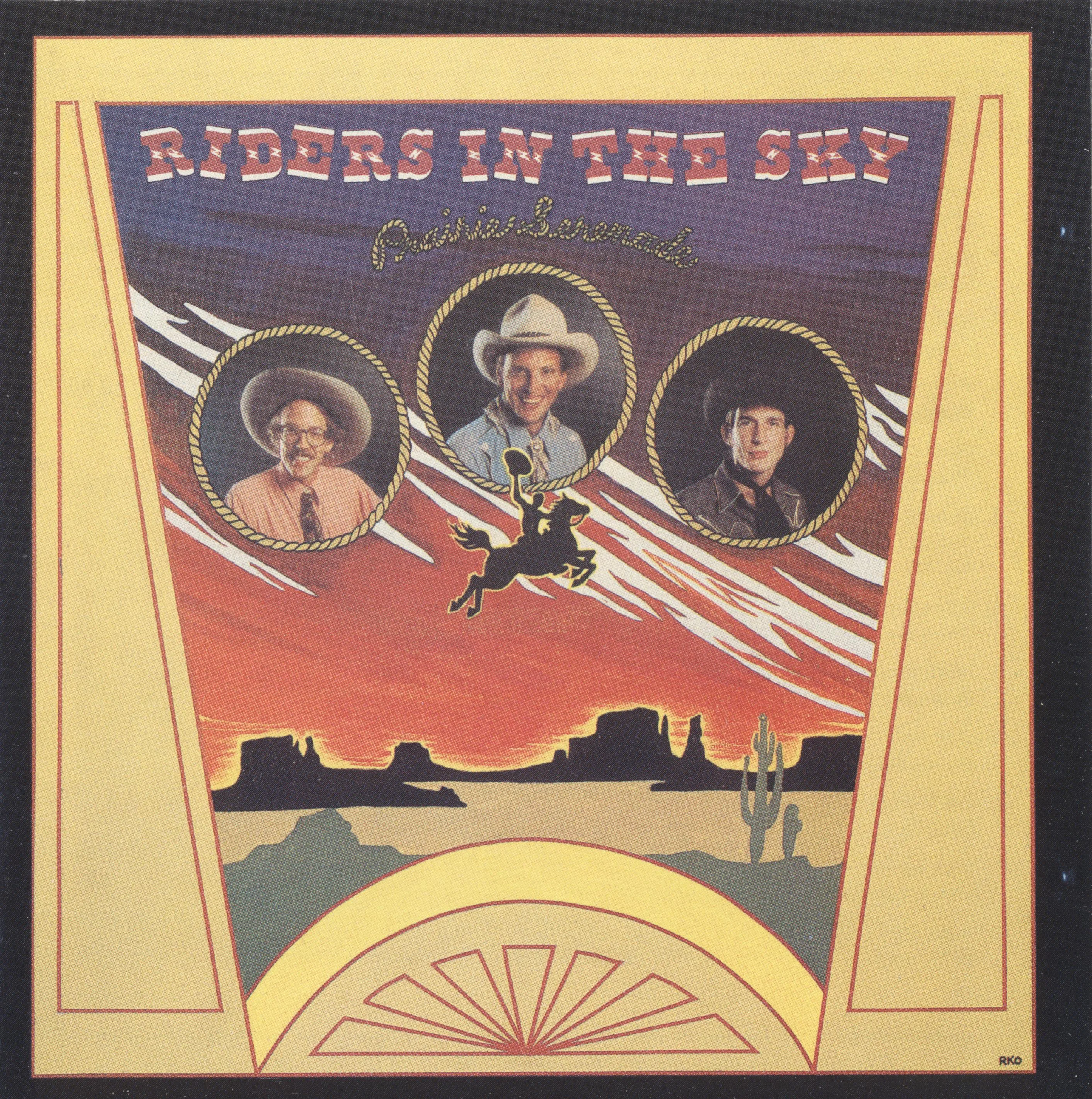 Official album cover art for the release Prairie Serenade by Riders in the Sky