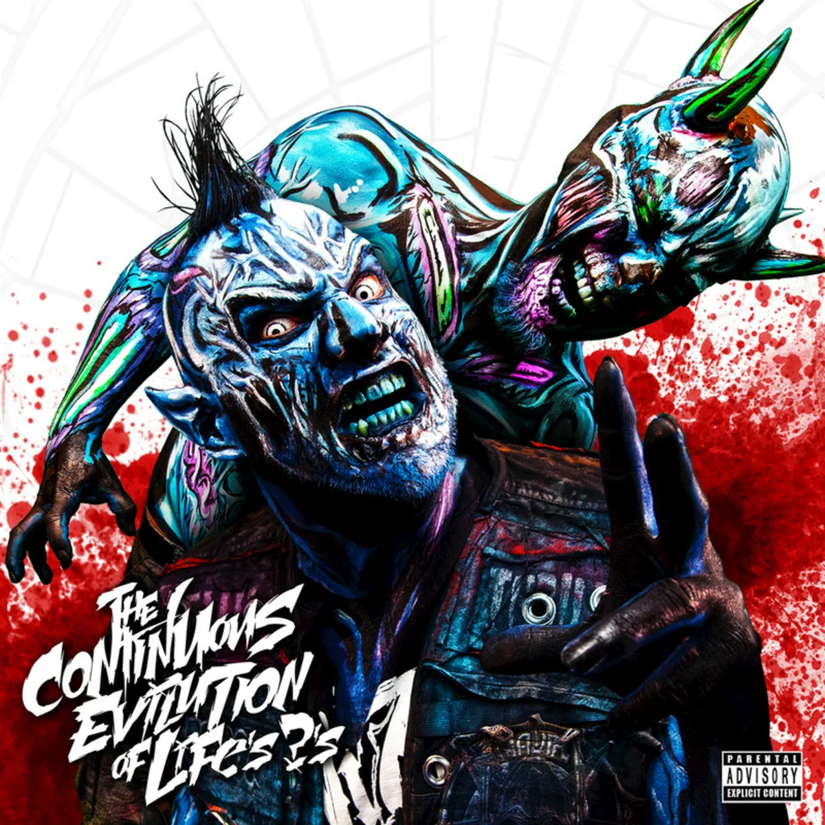 Official album cover artwork for The Continuous Evilution Of Life's ?'s by Twiztid