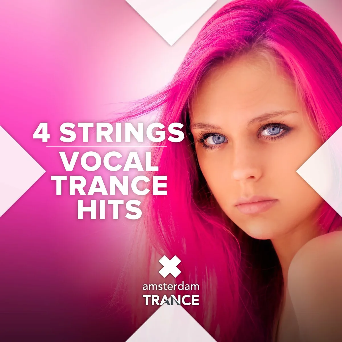Official album cover art for the release Vocal Trance Hits by 4 Strings