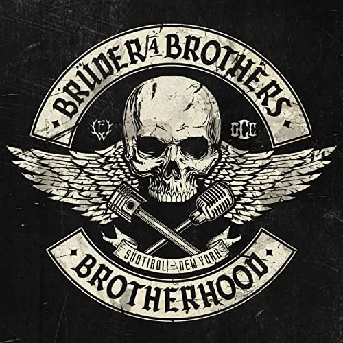 Official album cover art for the release Brotherhood by Orange County Choppers Band