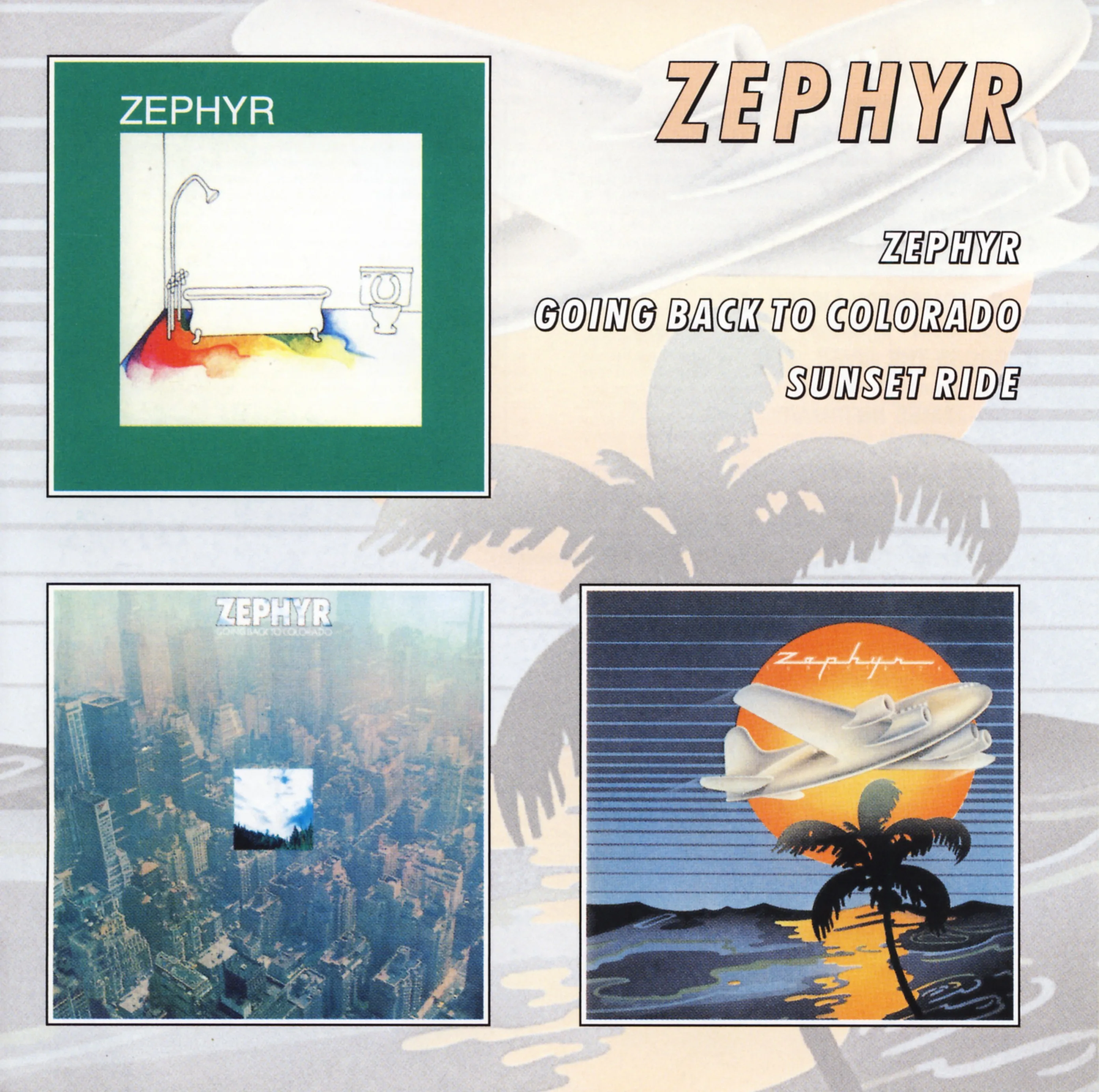 Official album cover art for the release Zephyr / Zephyr Going Back To Colorado / Sunset Ride by Zephyr