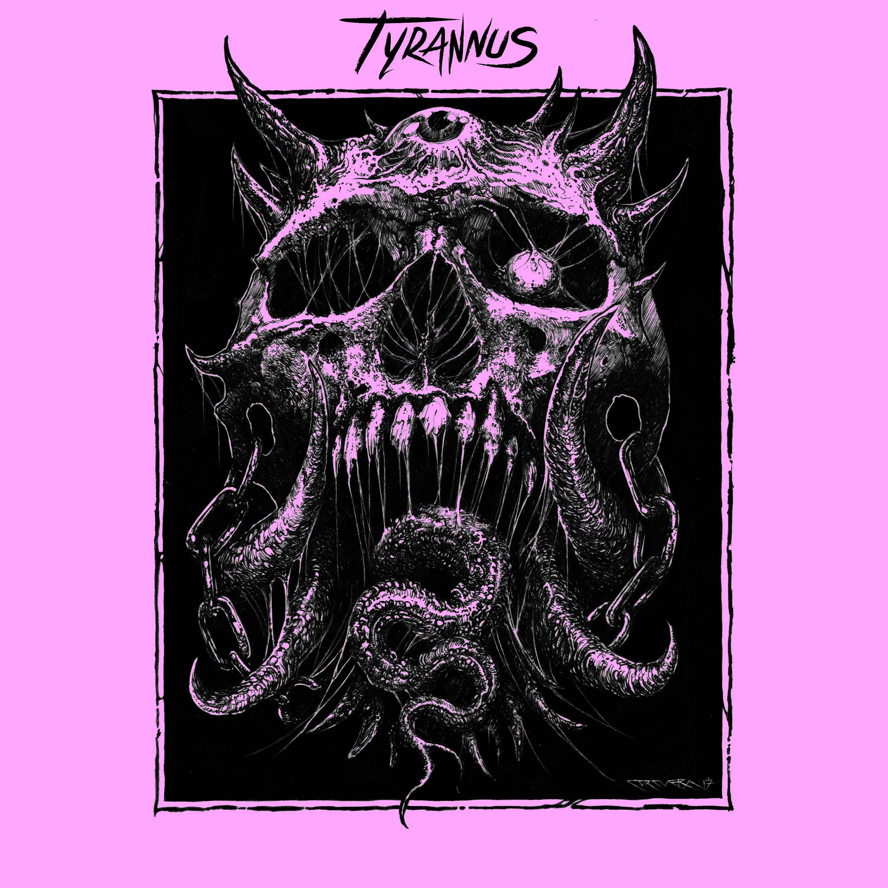 Official album cover art for the release Tyrannus by Tyrannus