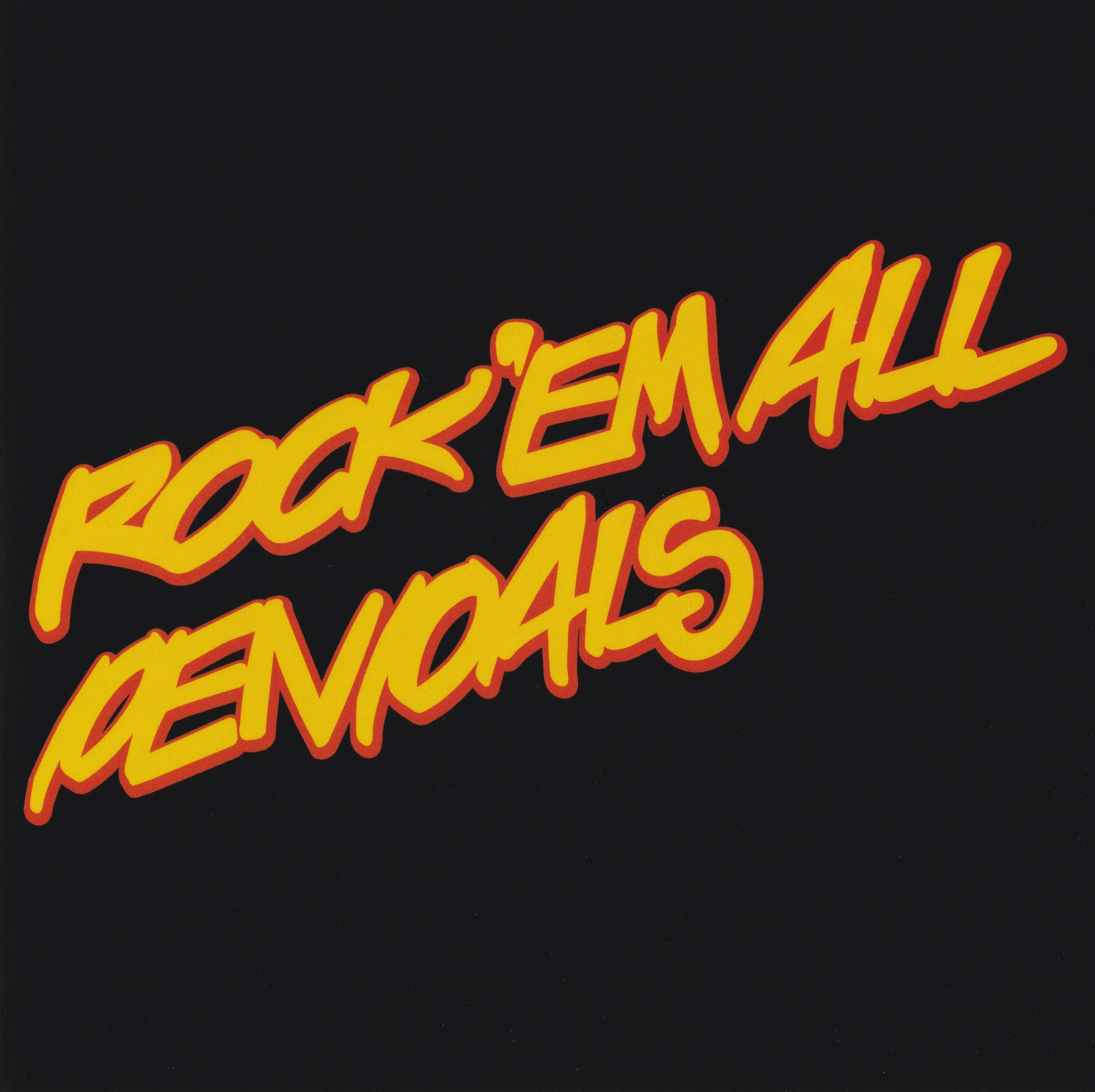 Official album cover art for the release ROCK'EM ALL by PENPALS