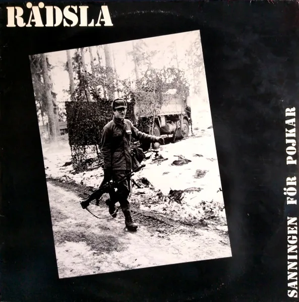 Official album cover art for the release Sanningen för pojkar by Rädsla