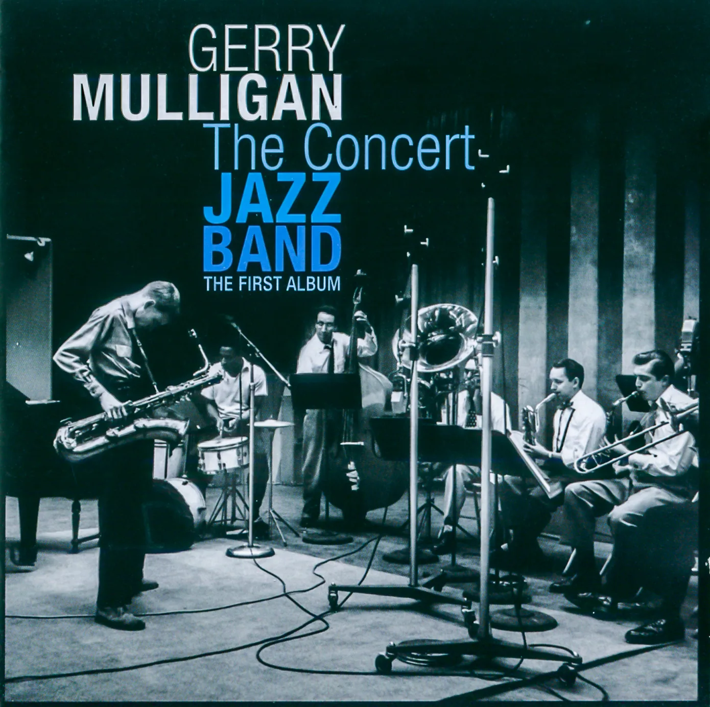 Official album cover art for the release The Concert Jazz Band: First Album by Gerry Mulligan and the Concert Jazz Band