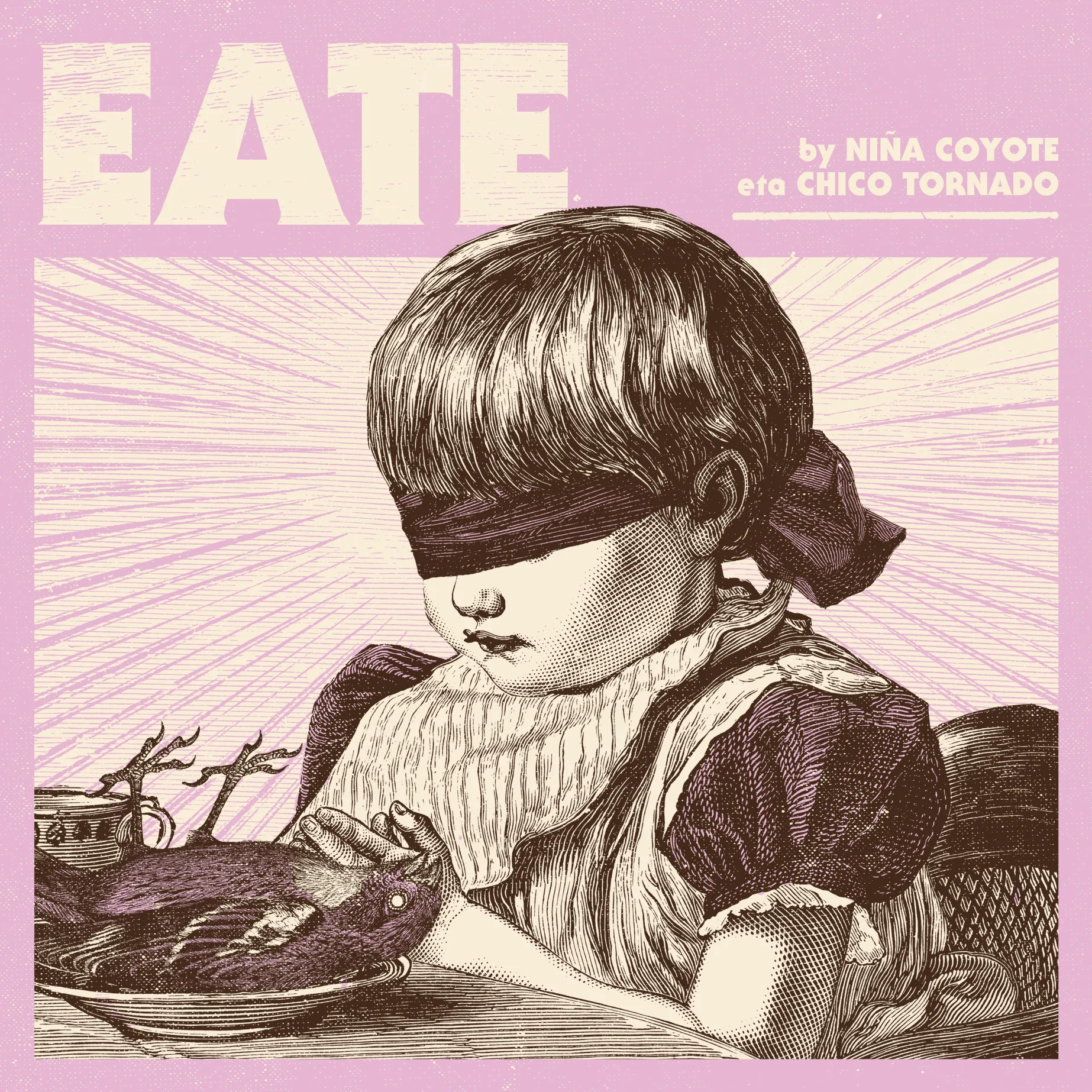 Official album cover artwork for EATE by Niña Coyote eta Chico Tornado