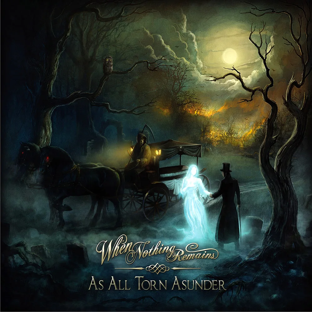 Official album cover art for the release As All Torn Asunder by When Nothing Remains