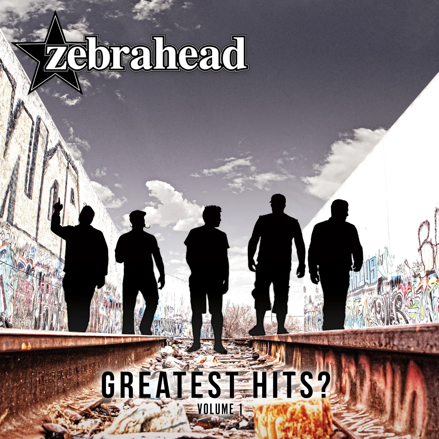Official album cover art for the release Greatest Hits? (Volume 1) by Zebrahead