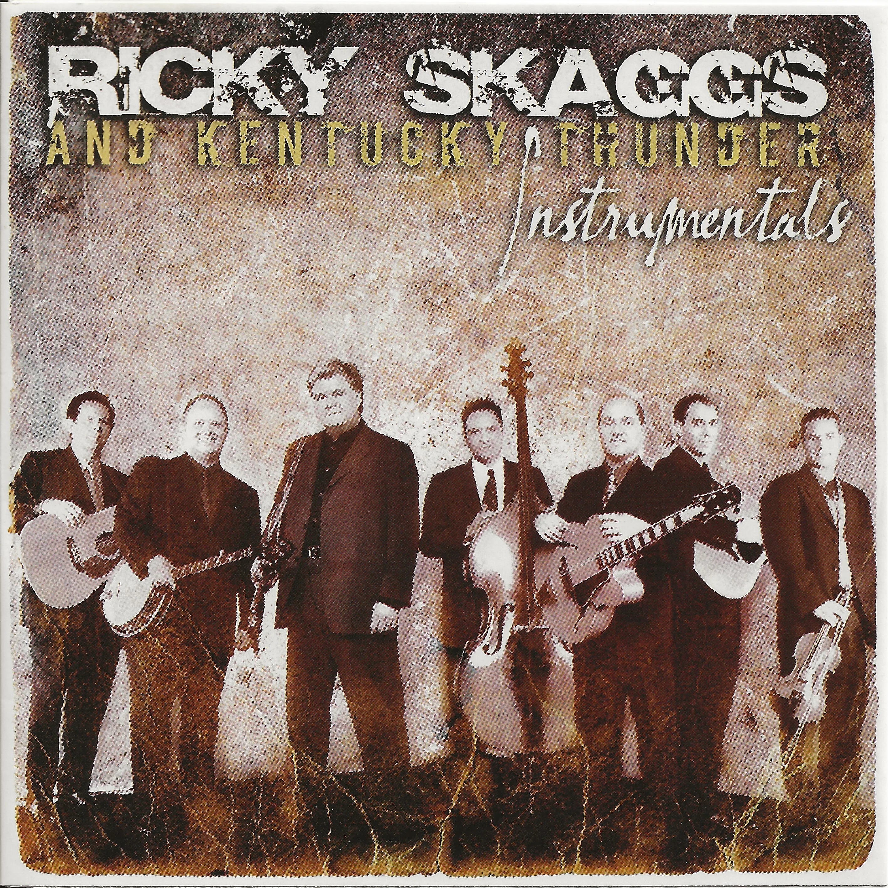 Official album cover art for the release Instrumentals by Ricky Skaggs and Kentucky Thunder