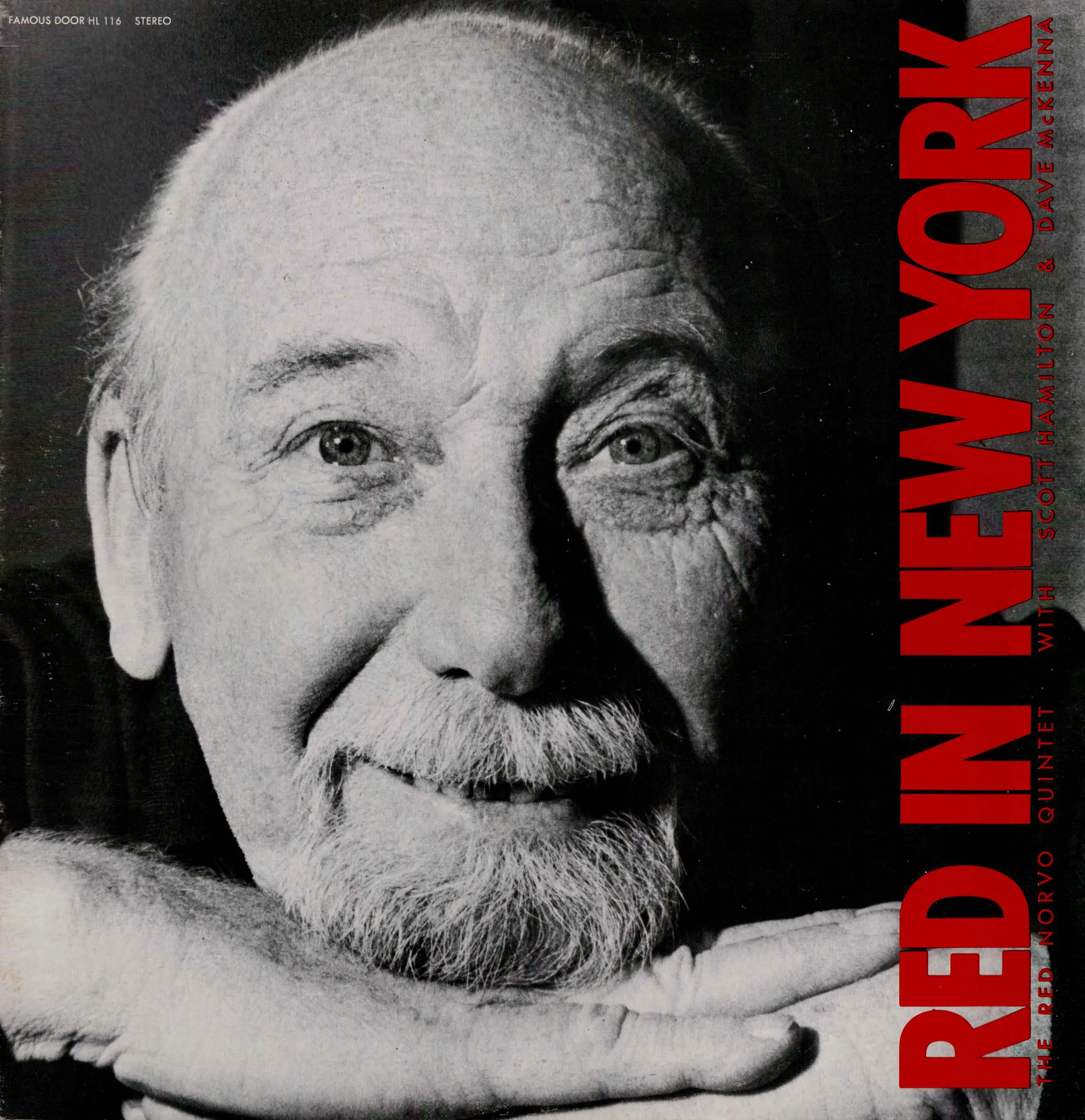Official album cover art for the release Red in New York by Red Norvo Quintet