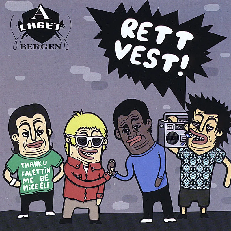 Official album cover art for the release Rett Vest by A-Laget