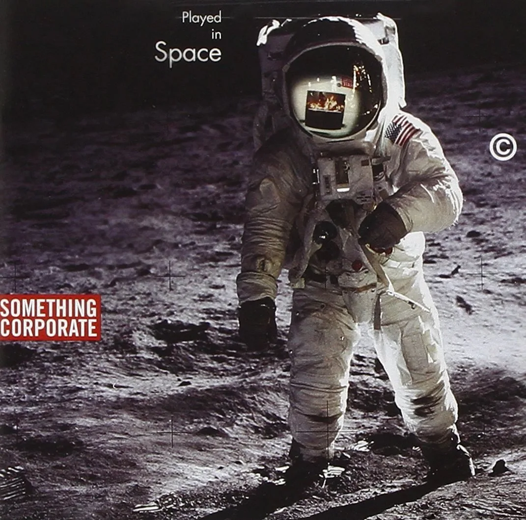 Official album cover art for the release Played in Space: The Best of Something Corporate by Something Corporate