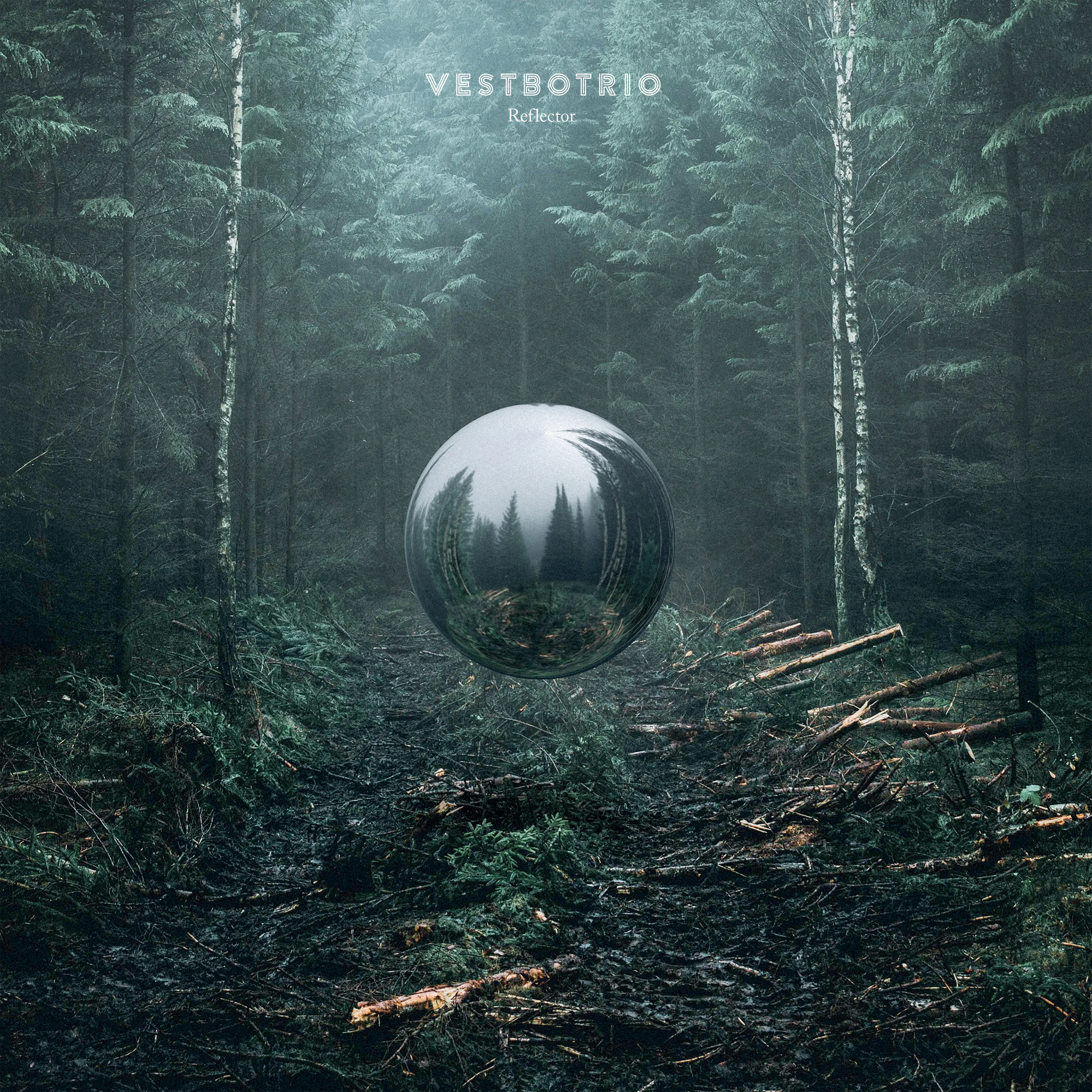 Official album cover art for the release Reflector by Vestbo Trio
