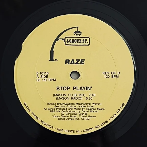 Official album cover art for the release Stop Playin' by Raze