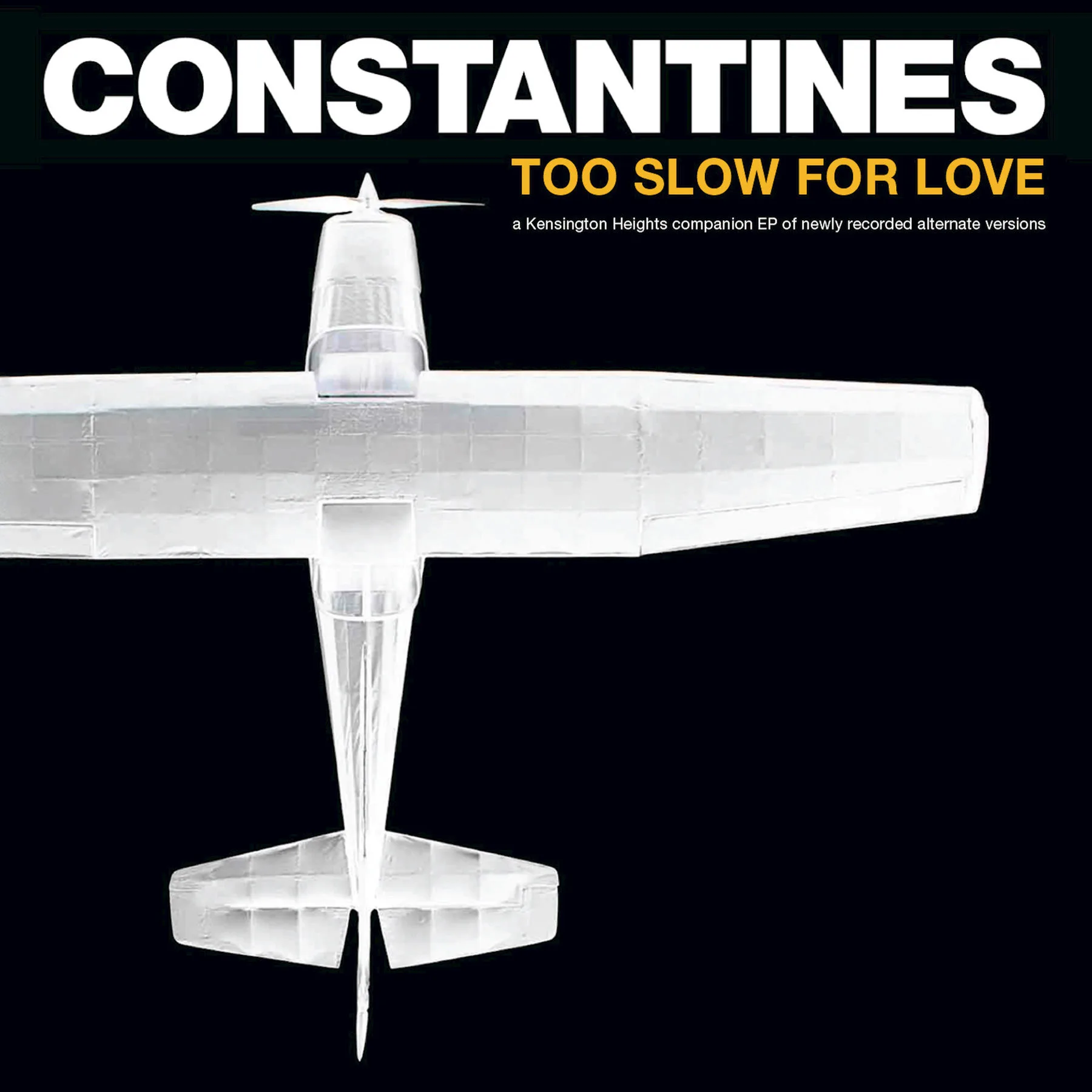 Official album cover art for the release Too Slow for Love by Constantines