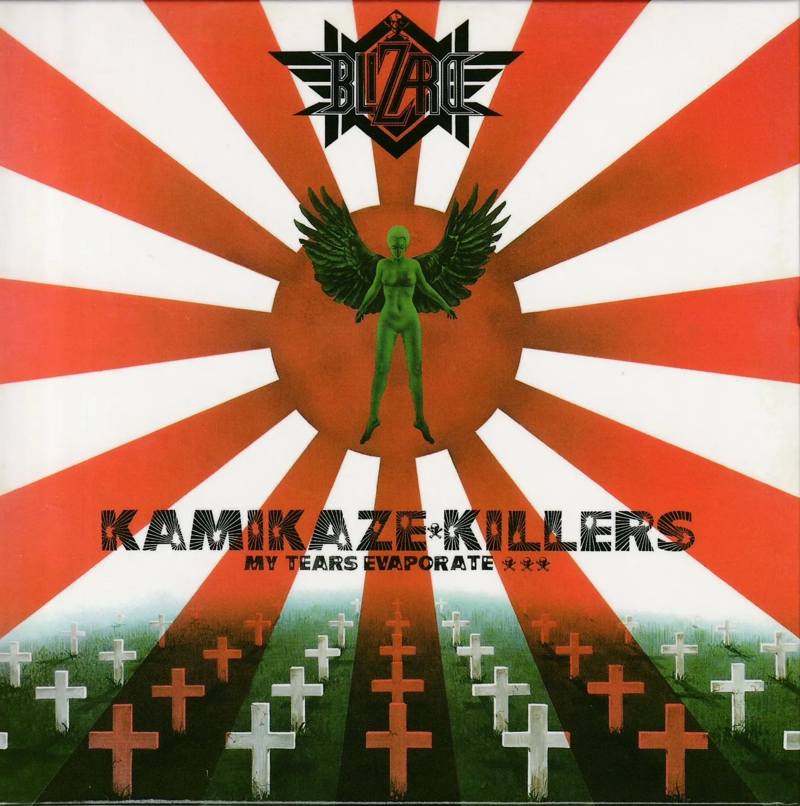 Official album cover art for the release 暗黒の警鐘〜KAMIKAZE KILLERS MY TEARS EVAPORATE〜 by BLIZARD