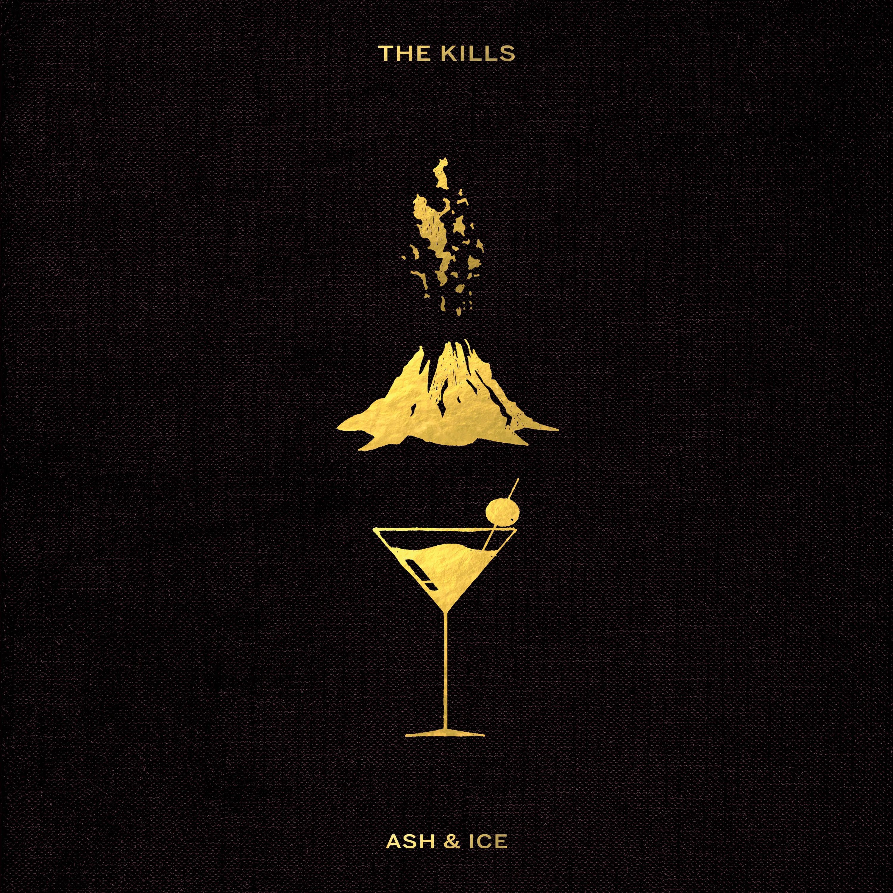 Official album cover art for the release Ash & Ice by The Kills