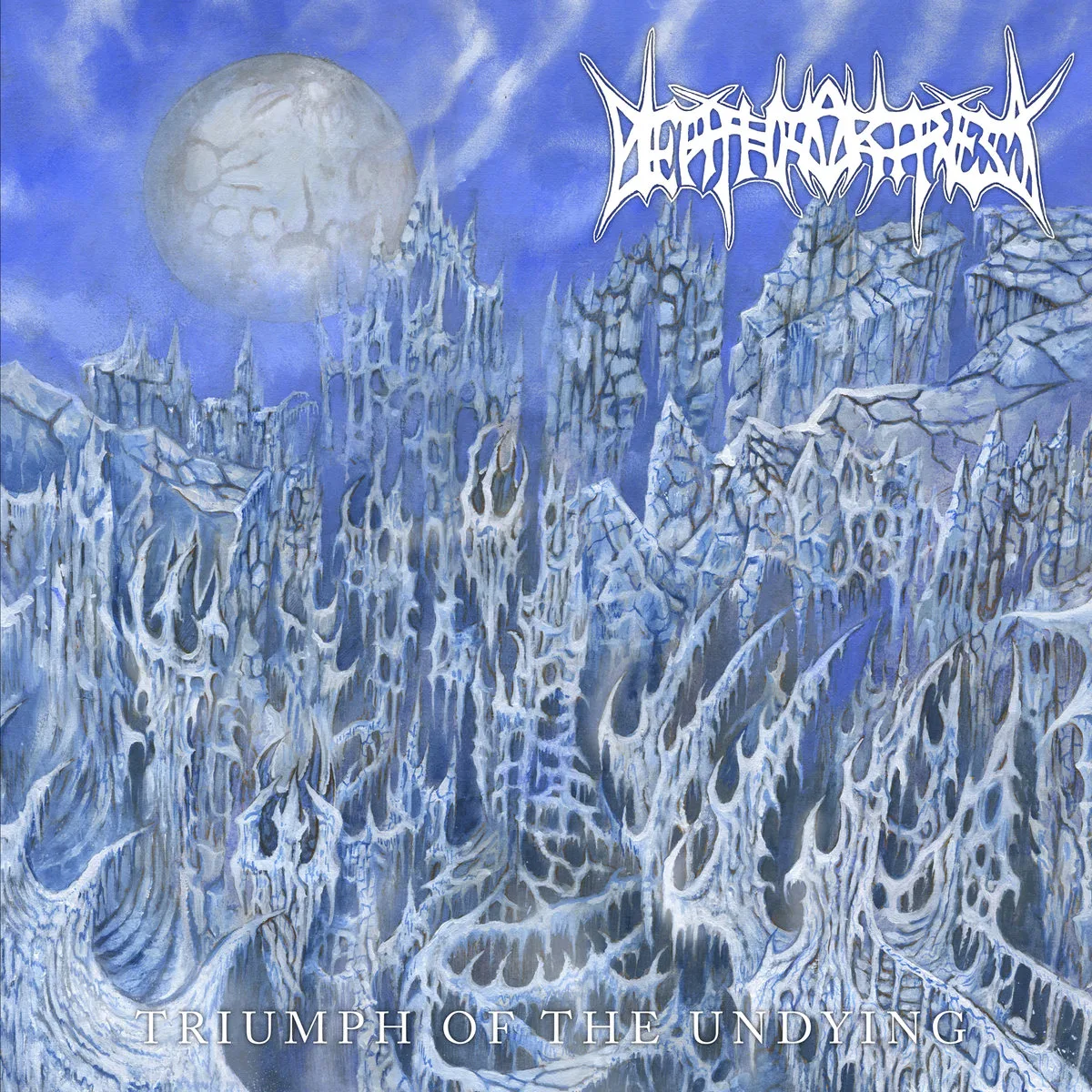 Official album cover artwork for Triumph of the Undying by Death Fortress