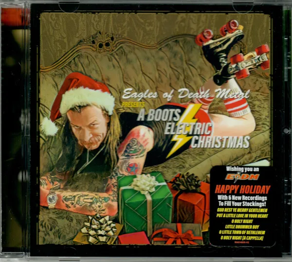Official album cover art for the release EODM Presents: A Boots Electric Christmas by Eagles of Death Metal