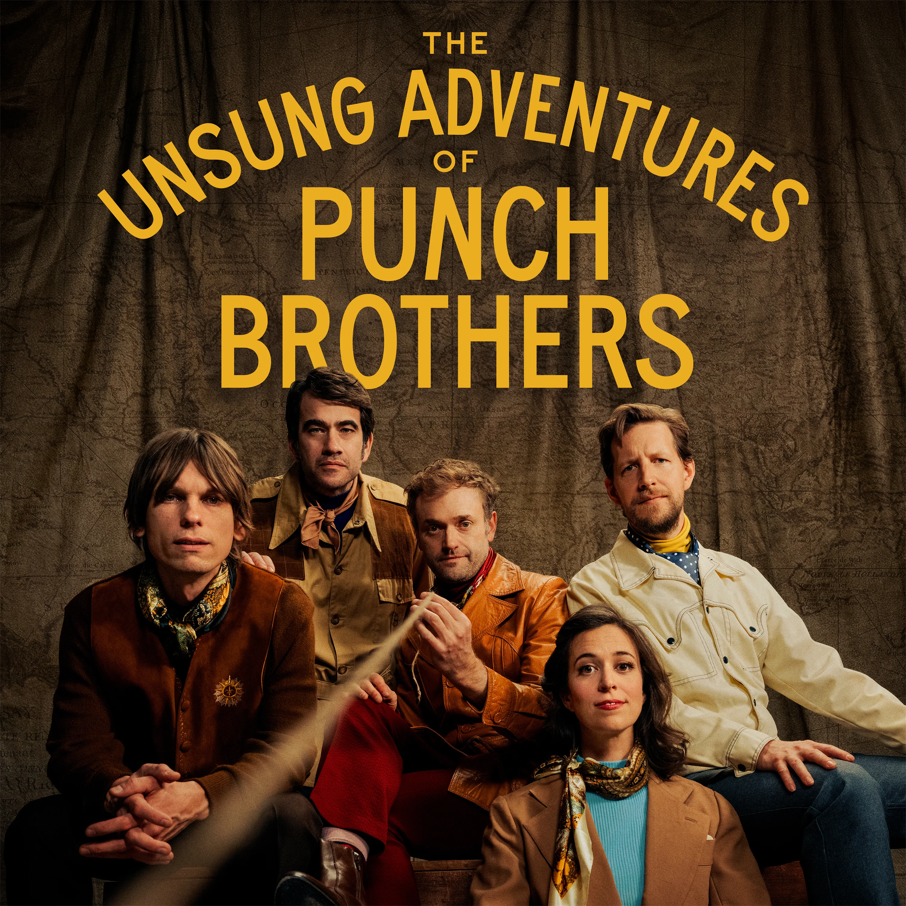 Official album cover art for the release The Unsung Adventures of Punch Brothers by Punch Brothers