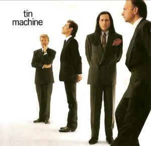 Official album cover art for the release Tin Machine by Tin Machine