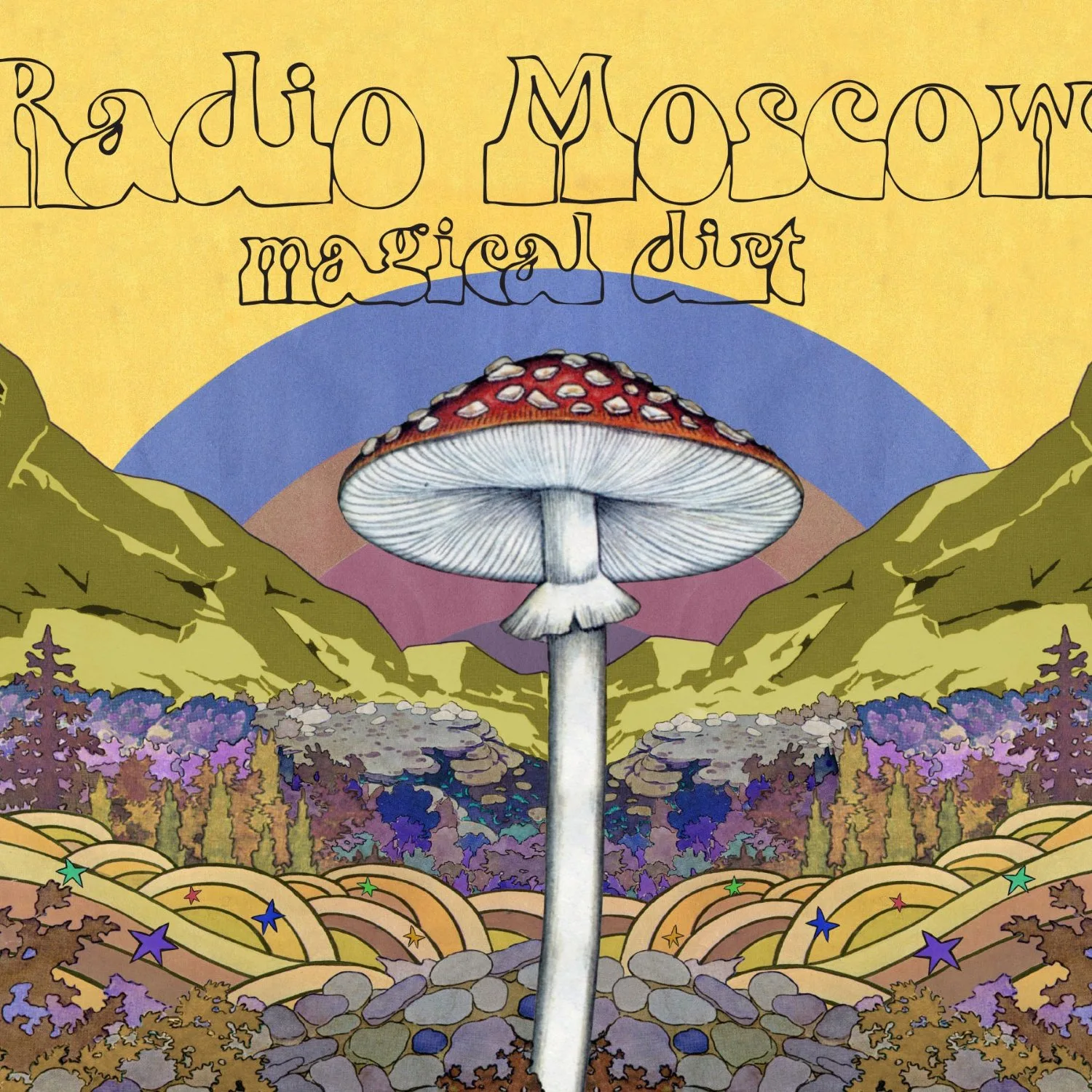 Official album cover art for the release Magical Dirt by Radio Moscow