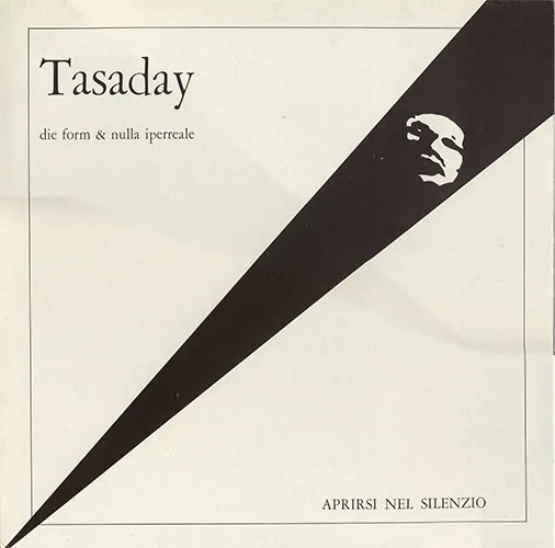 Official album cover art for the release Aprirsi nel silenzio by Tasaday