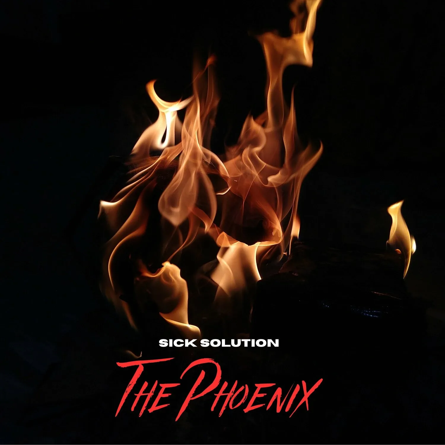 Official album cover art for the release The Phoenix by Sick Solution