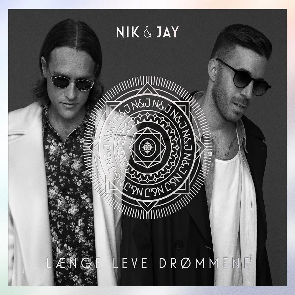 Official album cover art for the release Længe Leve Drømmene by Nik & Jay