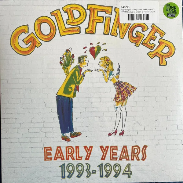 Official album cover artwork for Early Years 1993–1994 by Goldfinger